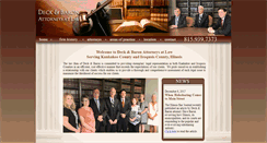 Desktop Screenshot of deckandbaronlaw.com